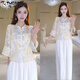 
Woodpecker (TUCANO) 2025 summer new Chinese style sunscreen jacket for women retro elegant age-reducing versatile casual button top White S