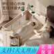 
ULOP (ULOP) Xingmeng Folding Crib Multi-functional Bed Moveable Splicing Baby Bed Newborn Sleeping Artifact Shaking Cook Deluxe Top-fitting One-click Folding Crib-Xinghe Gold Crib Cradle with Mosquito Net Diaper Table-Send Brown Pad
