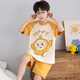 
Modal children's pajamas boys summer 2025 new boy pure cotton short-sleeved cartoon medium-sized children's home clothes cotton set [Cotton] NT-693 165 S size Height 143-153 cm 65-85 Jin [Jin equals 0.5 kg]