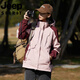 吉普（JEEP）情侣冲锋衣女秋冬季户外三合一薄款运动防风登山服夹克外套男 中国红1 1818 男款 两件套 2XL  男款 (135-150斤)
