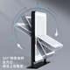 Cosmetic mirror with light desktop desktop LED light makeup artist's special fill-in light cosmetic mirror home bedroom high-definition mirror horizontal style - rechargeable white - 57*48cm