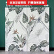 Azulejos de pared de fondo de baño de estilo xmsj de baño cremoso 600x1200 Morandi Medias de pared Flower Tiles 600 mm1200mm 691