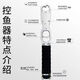 Fenzhuang multifunctional aluminum alloy belt weighing fishing device fishing pliers fishing gear tongs lure products flat mouth pink