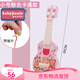 Feifanbabyjianle Children's Ukulele -Spielzeug kleine Gitarrenanfänger können simulierte Instrumente für Jungen und Mädchen spielen [große 6 -Saiten -Gitarre].