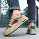 Woodpecker 2025 summer extra-large board shoes 45 original niche trendy shoes 46 sports casual shoes 47 retro light luxury men's shoes 48 6175 meters green 40