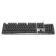 Logitech K845 Механическая клавиатура Проводная игровая игра клавиатура электронную карту клавиатуру 104 клавиши с эффектом подсветки зеленый чай Красная ось эргономичная клавиатура черная миф Wukong K845 Blue Axis
