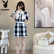 
Playboy; PLAYBOY Little Flavor Style Set for Women 2025 Large Size Women's Summer Jumpsuit New Fashionable and Fashionable Jumpsuit Picture Color S Recommended 80-95Jin [Jin equals 0.5 kg]