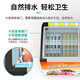 Liyan freezer freezer horizontal arc door speed freezer commercial household ice cream cabinet display cabinet seafood cabinet beverage cabinet 688 pure copper tube ice cream cabinet [red]