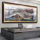 
He Jiangong's Great Wall Backing Mountain Picture of the Great Wall in the Great Hall, Jiangshan Wanli Painting Company Office Decorative Murals Club Background Hanging Painting CT-3892 Wanli Great Wall 240*110cm long [SF Express Home Entry] [Glossy Plexiglass]