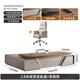 Hongheng boss desk office desk and chair combination simple and modern president desk leadership office furniture supervisor manager executive desk 2.8 meters president table + chair blister desktop style