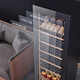 Bai Kailun red wine cabinet first-class energy efficiency constant temperature wine cabinet zero embedded home commercial living room display cabinet wine preservation refrigerator dual temperature air-cooled frost-free tea beverage white wine and foreign wine dual temperature zone 丨 red wine and tea 丨 60 bottles LOW-E anti-fog door