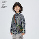 Jnby by JNBY New Jiangnan Buyi Children's Clothing Shirts Autumn Boys and Girls 1O8211790 088/Grey Green Combination 100cm