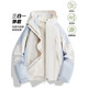 Three-in-one windbreaker jacket for men and women in the same style spring, autumn and winter couples outdoor mountaineering jacket for men windproof waterproof jacket 1818 [three-in-one women] bean green XL