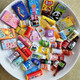 Dongzhitiandi Miniature Food and Toy Blind Box Mini Blind Bag Model Supermarket Simulation Snack Ornament Boys and Girls DIY New Year Gift Convenience Store Mix [30 Random Mixed Blind Boxes]