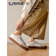 Zapatos voladores para hombres, zapatos de entrenamiento de, nuevos zapatos de lona, ​​tablero de moda casual versátil, zapatos casuales transpirables, versátil 882 caqui 38 _ tamaño más grande, elija una talla más pequeña