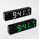 Elektronische Uhr Wandhänge großer LED -LED Elektronische digitale Uhr Großbildmauer Hängeband Luminous Weck