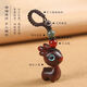 
All the way, the peaceful sandalwood deer car keychain pendant mobile phone pendant men and women couple bag accessories small gifts Rosewood deer [keychain] 35*26*18mm