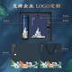 Butterfly Souvenirs Business Thermos Giftbox für Männergeschenke Geschenke Geschenke Veteraner Souvenirs Teacher's Day Geschenke Rotes 3-teiliges Set [Koi-Stil] Veteranen-Souvenirs