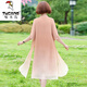 Woodpecker (Tucano) Fat Mother Mother Summer Cheongsam Robe Summer Murffon Jirt grande taille 2025 Nouvelles femmes d'âge moyen Tempérament de style d'été 6629 Kaki 7xl recommandé 170-180 Jin [Jin est égal à 0,5 kg]