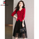 AEMAPE HIGH TAILLE MESH Large Sway A-Line Malf-Body Tulle Jupe 2025 Été Nouveau design Simple and Fashionable Mid-Longing Jirt 9902 Long Tulle Jirt Brown One Size (95-130Jin [Jin est égal à 0,5 kg]))