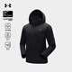Under Armour UA Offiziell 2025 Frühling Neue Jacke Jacke winddichte wasserdichte und feuchtigkeitsdurchlässige Sport-Softschalenjacke für Männer und Frauen Manmu Black S