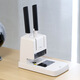 Deli financial binding machine manual voucher account book 30mm office hot melt binding opportunity meter hole punching machine Deli 3881 financial voucher binding machine (gray) (table)