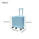 
New 20-inch children's password box cycling box can be mounted with six-wheel small suitcase baby walking artifact boarding box Pearl white (upgraded 6-wheel mount box) 20-inch