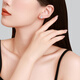 Chao Acer PT950 platinum earrings birthday gift pricing Piya EEP40000532 one pair about 2.05g