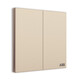 ABB switch socket panel Yingzhi series gold frameless 86 type household power supply double open dual control