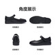 Zulijian elderly shoes breathable soft sole fashionable single shoes casual grandma shoes 25228001D black 38