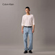 Calvin Kleinjeans25 Frühherbst neuer Männer ck doppelseitige Buchstaben Schnalle Textur Belt Gürtel Geschenk 4d7036g