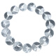 Fat Donglai Quality White Crystal Bracelet Men's White Ghost Treasure Basin Pyramid Bracelet Collection Level Mountain-shaped Ghost Flowers White Ghost