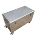Yingtang 304 stainless steel tool box with wheels, thickened small and large size, hardware tool box storage box 201 - length 400 width 240 height 130