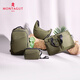 
Mengtejiao neutral fabric new crossbody bag fashionable shoulder bag lightweight travel bag large capacity small variance bag black