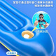 
Lierui Children's Surfboard Water Floating Artifact Swimming Ring Inflatable Boat Inflatable Cushion Floating Toys Swimming Pool Park Playing Water Children's Surfboard [Blue]