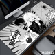 
Ruqinlian cool comics e-sports mouse pads for extra large men's personalized workstation office computer desk pads rubber pads keyboard pads smooth thickened lock edge wrist guard pads non-slip and wear-resistant 15932 storyboard, length 800mmX width 300mmX thickness 4mm