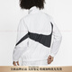 耐克（NIKE）Swoosh大LOGO钩子梭织防风立领休闲运动外套春季亚版男款 白色 S