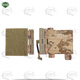 5325 Desmontaje rápido portátil Hebilla Multifunción Hebilla deslizante Hebilla Táctica Tactical Terno Desmontaje rápido Desert Sky One