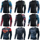 Nanbowan 2025 Neue Sportarten langärmelige Strumpfhosen für Herren Fitness High Elastic Superman atmungsaktivem Schnelltrocknungsanzug Basketball spielen hellschwarze 1049 zweiteilige Sets (85-110)
