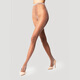 Wolford [Nuevo producto de la temporada] Wolford Shiny25d Metal brillante pantimedias con textura 17081 9850_gray_silver XS