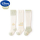 Disney baby socks spring and autumn thin loose-mouth mesh socks for newborn mosquito-repellent baby summer Class A pure cotton over the knee Hot sale B1047 Girl baby 3 pairs 0-6 months S size Sock sole length 8cm recommended 0-6 months