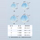 Li Shen swimming nose clip waterproof earplugs silicone nose plug diving equipment unisex suit water park anti-choking special blue L size 2-piece set