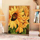 
Shantou Lin Village Sunflower Diy Digital Oil Painting Filling Hand-drawing Coloring Hand-drawing SJ9738 50*60cm Tightening Thickened Solid Wood Inner Frame + Outer Frame