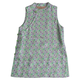 Blume Schatten Yaoyao Guoyi Retro Jacquard Seidenhülsen und Frauen für Frauen verbessert chinesische Stil, die schrägige Plattenseite mit mittlerer Länge mit mittlerem Pferd Clip F50827 Green Simple s