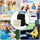 Cross-border children's large English tablet learning machine children's thinking training IPAD early education story machine toy gift yellow
