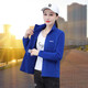 Tianlai City TLZC OU Vlecee Sweatshirt für Frauen Neu 2023 Herbst- und Wintermodentrendy Fleece Jacke auf Bean Green 5xl