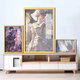 La cinquième personnalité Mary Red Lady Puzzle 1000 Pieces d'adulte encadré en bois jouet d'épissage de bricolage à la main A12352-Red Lady 23x18 cm (Breaking with Black Photo Frame) 70 pièces