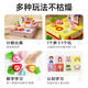 Timini Twish Toys Toys for Children pour enfants Toys for Menstruation Education Education Baby 1 boîte de serviette 0-3 ans Boîte en carton de bus [6 Radis + 5 tissu doux + 2 Papier fort]