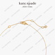 凯特·丝蓓（Kate Spade）kssunny光晕吊坠设计感时尚项链精致女官方旗舰正品 白色/拼色