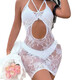 XMSJ colorful onesie, popular European and American tie-dye net clothes, new sexy and interesting gradient net stockings, foreign style, hand-teared 6627 tie-dye, equal size